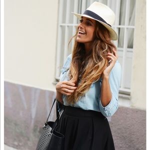 Rag Bone Panama Hat Natural Colorsm 